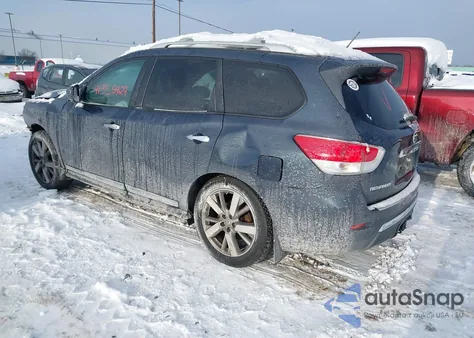 2016 Nissan Pathfinder Platinum из США, поврежденный, VIN 5N1AR2MMXGC615176